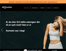 Tablet Screenshot of haargrossisten.no